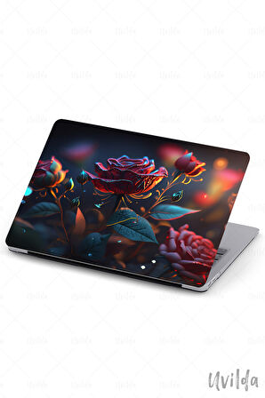MacBook Pro 16 A2485 uyumlu Derin 10 UV Msoft PVC Güller Tomurcuk