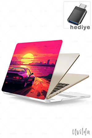 MacBook Pro 13 A2338 A2289 A2251 A2159 A1989 A1708 A1706 uyumlu Otomo-29 4K Msoft Kapak Geceye Doğru
