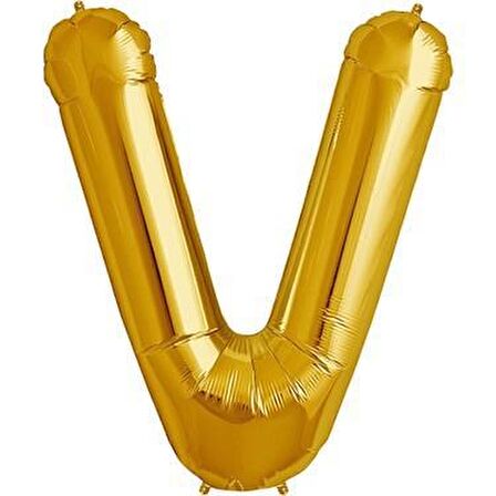 FOLYO BALON V HARF GOLD 102CM