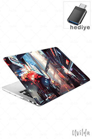 MacBook Pro 16 A2485 uyumlu Japon-12 Baskılı Msoft Ütopik Şehir