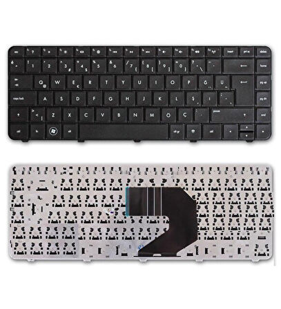 HP Compaq 633183-141 Klavye Türkçe Siyah HP Compaq Presario CQ43 Klavye Türkçe Siyah