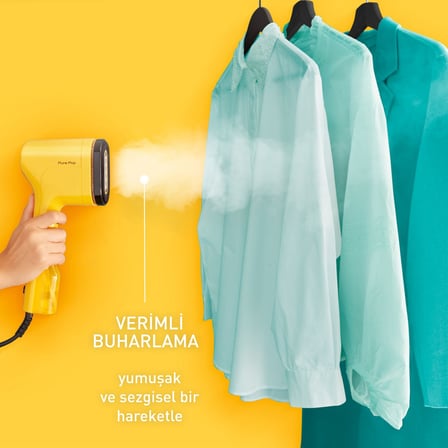DT2026 Pure Pop Sarı Buharlı Düzleştirici Ütü