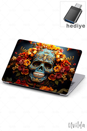 MacBook Air 13.3 A2337 A2179 A1932 uyumlu Derin 2 PVC Msoft Kapak Ölüler Turuncu