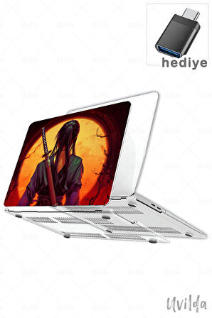 MacBook Pro 14 A3401 A3185 A3112 A2992 A2918 A2779 A2442 uyumlu Nefes-22 HD Ultra Msoft Kadın Kızıl Gece