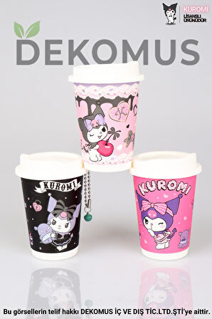 DEKOMUS İLE YENİ SEZON LİSANSLI KUROMI "TEKLİ" MİNİ COFFEE ISLAK MENDİL