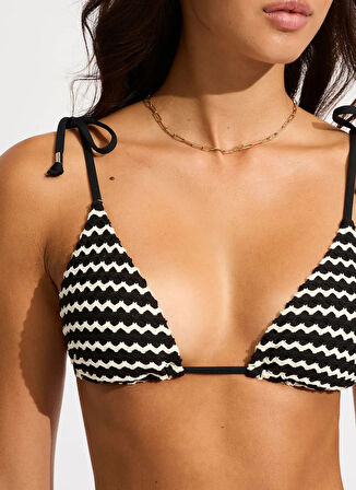 Seafolly Siyah Kadın Bikini Üst 31428-102