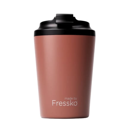 made by Fressko Camino İçi Seramik Çelik Kahve Bardağı Yalıtımlı Termal Kupa Mug 340 ml