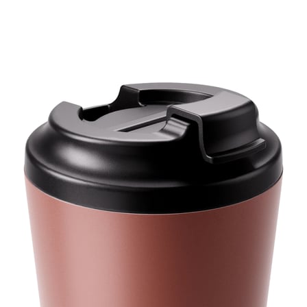 made by Fressko Camino İçi Seramik Çelik Kahve Bardağı Yalıtımlı Termal Kupa Mug 340 ml