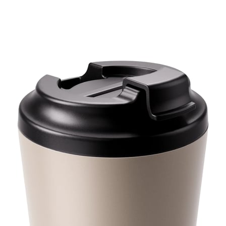Made By Fressko Camino İ̇Çi Seramik Çelik Kahve Bardağı Yalıtımlı Termal Kupa Mug 340 Ml