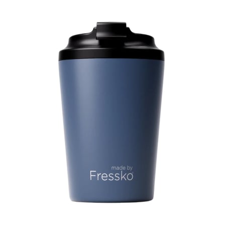 Made By Fressko Camino İ̇Çi Seramik Çelik Kahve Bardağı Yalıtımlı Termal Kupa Mug 340 Ml