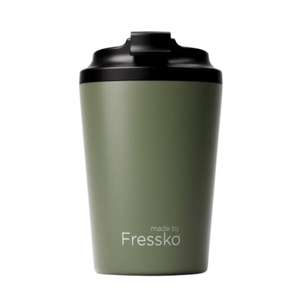 made by Fressko Camino İçi Seramik Çelik Kahve Bardağı Yalıtımlı Termal Kupa Mug 340 ml