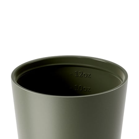 made by Fressko Camino İçi Seramik Çelik Kahve Bardağı Yalıtımlı Termal Kupa Mug 340 ml