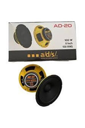 Ad-20 900w 100 Rms 8 Inch Mıdrange