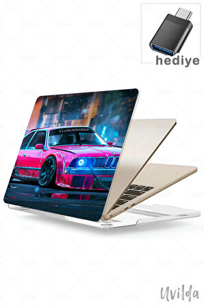 MacBook Pro 13 A2338 A2289 A2251 A2159 A1989 A1708 A1706 uyumlu Otomo-3 Msoft Koruma BMW 635 CSI Kırmızı 