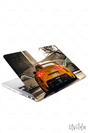 MacBook Air 15 A3114 A2941 uyumlu Otomo-31 PVC Msoft Kapak Sarı Supra MK5