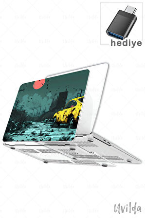 MacBook Pro 14 A3401 A3185 A3112 A2992 A2918 A2779 A2442 uyumlu Otomo-7 Msoft Macbook Issız Gece ve Ay