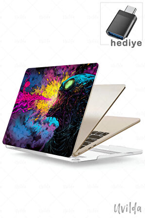 MacBook Pro 13 A2338 A2289 A2251 A2159 A1989 A1708 A1706 uyumlu Nefes-21 TPU Msoft Renk ve Çığlık