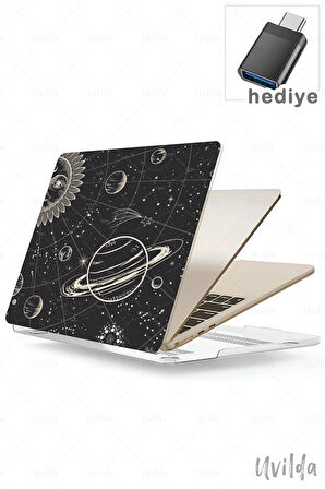 MacBook Pro 13 A2338 A2289 A2251 A2159 A1989 A1708 A1706 uyumlu Kaos-16 HD Premium Msoft Gezegen Dizilim
