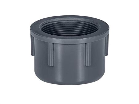Pvc Kör Tapa İçten Dişli 110Mm