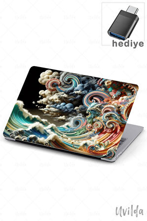 MacBook Air 13.3 A2337 A2179 A1932 uyumlu Derin 22 Laptop Msoft Dalga ve Duygu