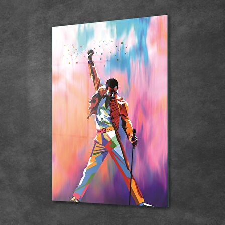 Decovetro Queen Freddie Mercury Tablo illüstrasyon