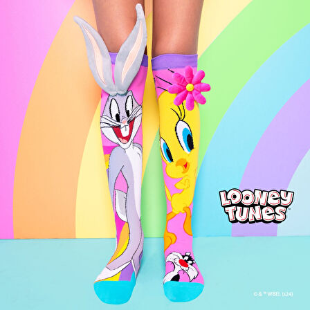 Madmia Tweety Bugs Bunny Çorap 