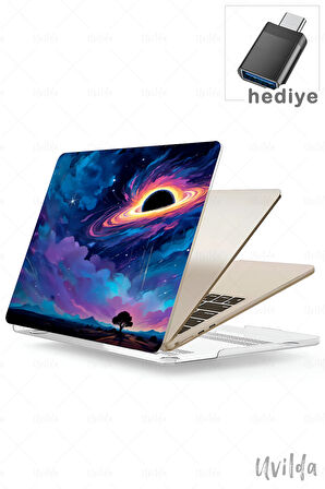 MacBook Pro 13 A2338 A2289 A2251 A2159 A1989 A1708 A1706 uyumlu Kaos-6 Msoft Tasarım Kozmik Gökyüzü