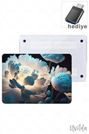 MacBook Pro 16 A2780 uyumlu Derin 12 Msoft UV Kapak Neon Şakayık