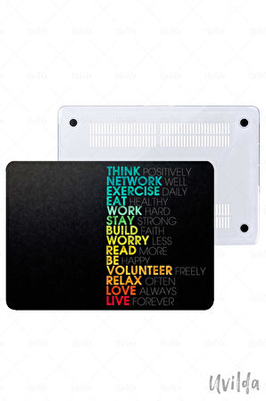 MacBook Pro 13 A2338 A2289 A2251 A2159 A1989 A1708 A1706 uyumlu Nefes-10 Msoft Korur Kendini Düşün