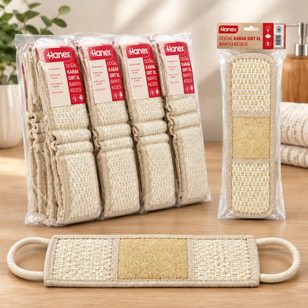 XL Kabak Sırt Banyo Kesesi ( 1 Adet)