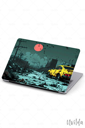 MacBook Pro 16 A2485 uyumlu Otomo-7 HD Ultra Msoft Issız Gece ve Ay
