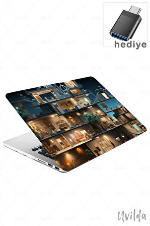 MacBook Pro 16 A2485 uyumlu Nefes-19 Laptop Msoft Minimal Mimar