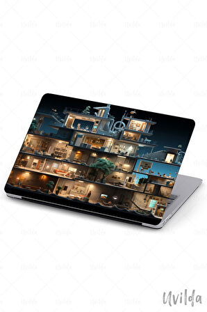 MacBook Pro 16 A2485 uyumlu Nefes-19 Laptop Msoft Minimal Mimar