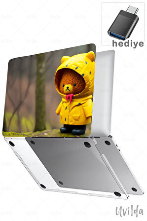 MacBook Air 15 A3114 A2941 uyumlu Kaos-20 Lüks Msoft Yağmur ve Teddy