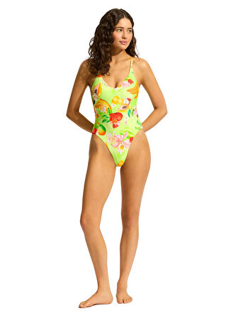 Seafolly Sarı Kadın Mayo 11071-235