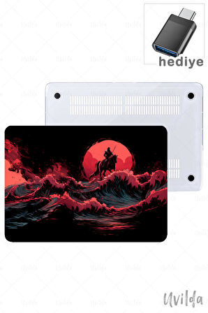 MacBook Pro 16 A2780 uyumlu Nefes-11 Msoft Koruma Kızıl Dalgalar