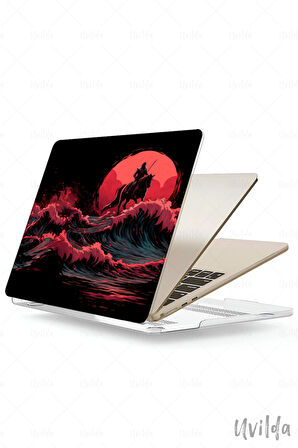 MacBook Pro 16 A2780 uyumlu Nefes-11 Msoft Koruma Kızıl Dalgalar