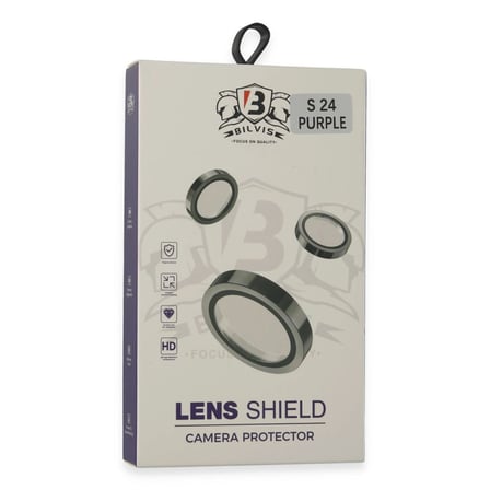 Samsung Galaxy S24 Bilvis Titan Kamera Lens - Derin Mor