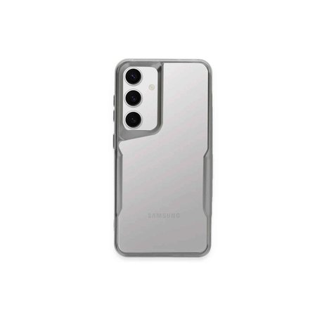 Samsung Galaxy A24 4g Kılıf Boyi Silikon Kapak - Gümüş