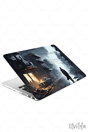 MacBook Pro 14 A3401 A3185 A3112 A2992 A2918 A2779 A2442 uyumlu Derin 19 Msoft UV Kapak Yankı ve Şehir