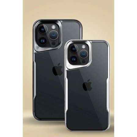 Apple İphone 16 Kılıf Boyi Silikon Kapak - Gümüş