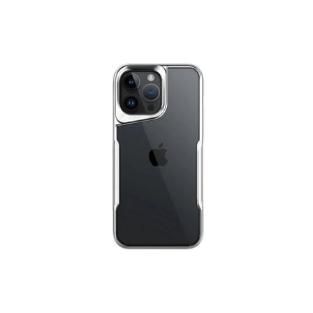 Apple İphone 16 Pro Max Kılıf Boyi Silikon Kapak - Gümüş