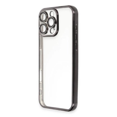 Apple İphone 16 Pro Kılıf Razer Lensli Silikon - Siyah