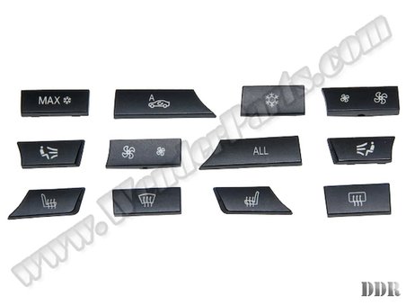 BMW F10 F07 F01 2007-2012 Klima Tuş Takımı Set 12ad 61319313923 Wender