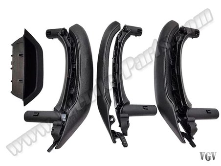 BMW X3:F25 X4:F26 Kapı Tutamak Seti Önarka Siyah Deri Kaplamalı 51419209215 Wender