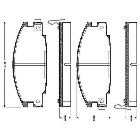 Opel Frontera 1992-1998 Fren Balata Ön Ikazli 8943357870 Nextpart