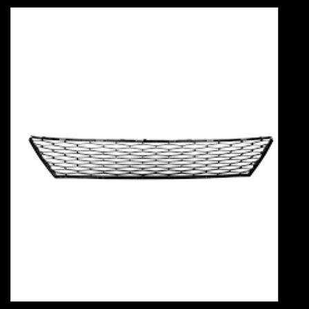 Seat Ibıza 4 (6j5,6p1) 13-17 Arası Uyumlu Tampon Izgarası Ön Orta 1236038 00