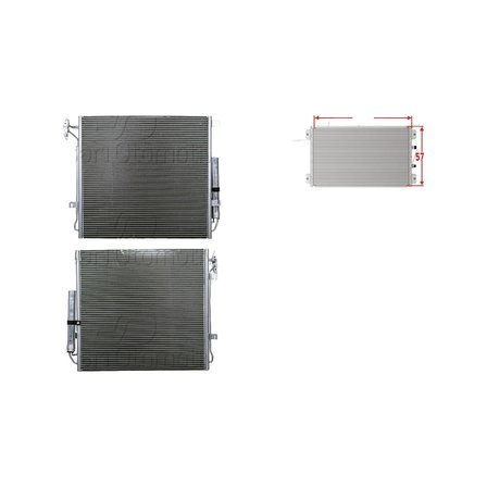 Land Rover Discovery 4.0 2004-2009 Klima Radyatörü 640X571X16 JRB500030 Wisco