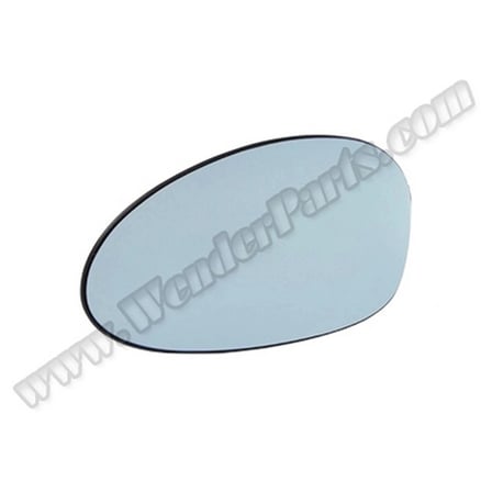 BMW E90-LCI 2006-2012 Ayna Camı Sol Isıtmalı Asferik Mavi 51167158901 Wender
