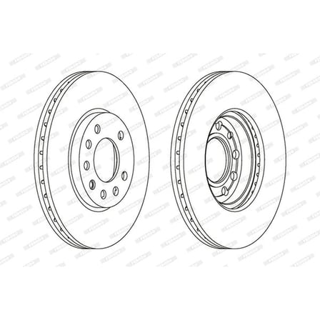 Opel Astra H Zafira B 1998-2002 Fren Diski Ön 280MM 90539466 Eurorepar